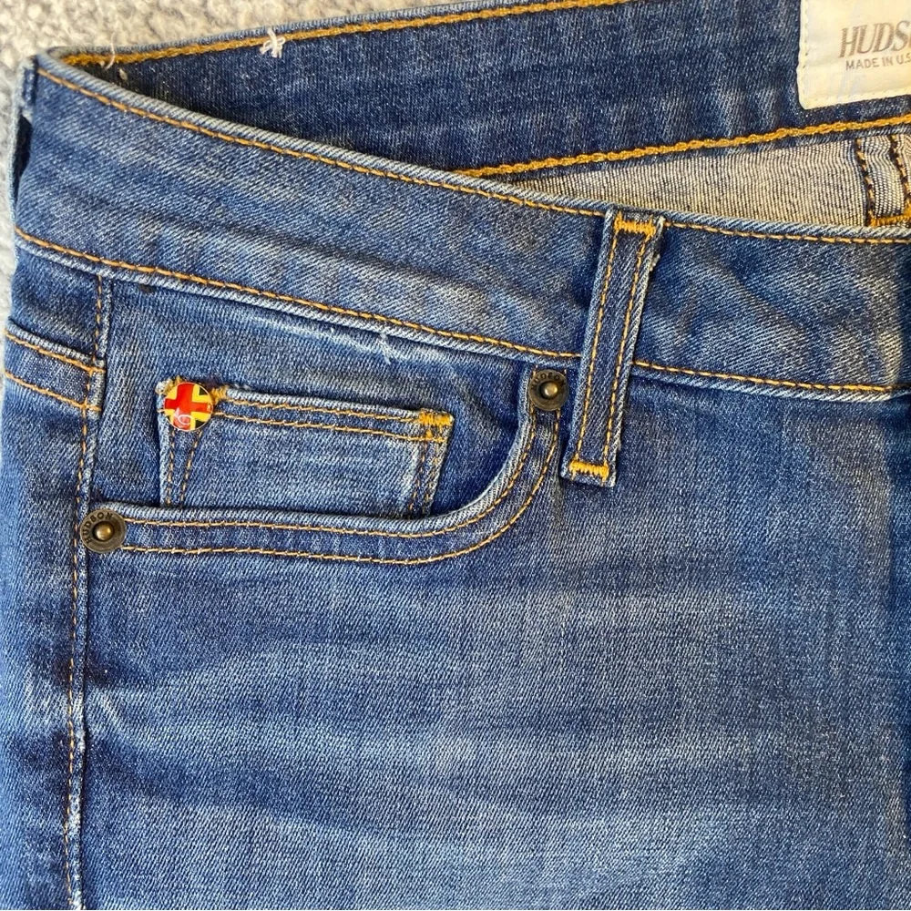 Hudson Jeans Cut Off Shorts 28 Flap Pockets‎ Denim